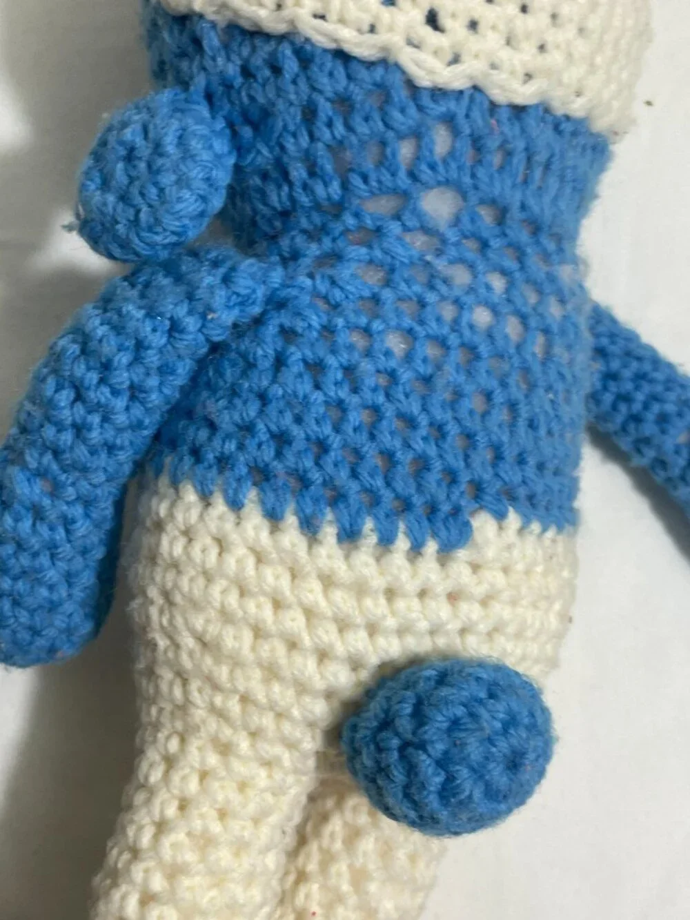 Handmade Crochet Smurf Plush Doll 16